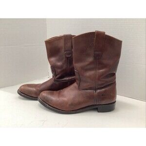 vtg brazos biltrite men’s pull on work boots 11 style 4673 resoled Florsheim